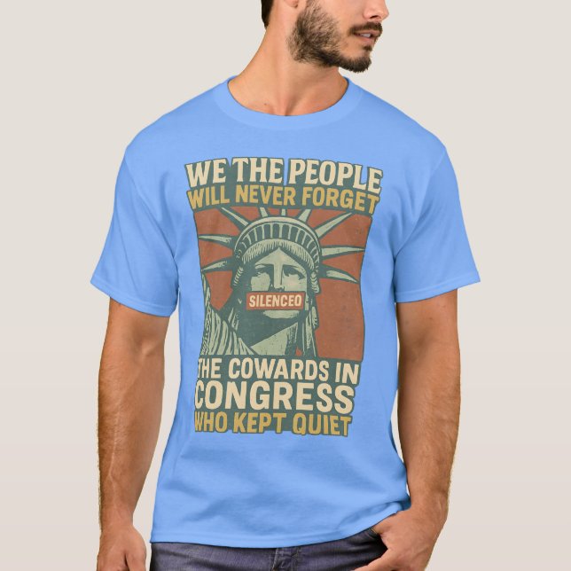 Camiseta El pueblo nunca olvidará (Anverso)