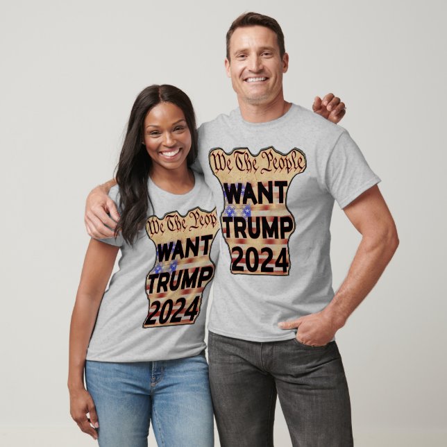 Camiseta El pueblo quiere a Trump (Unisexo)