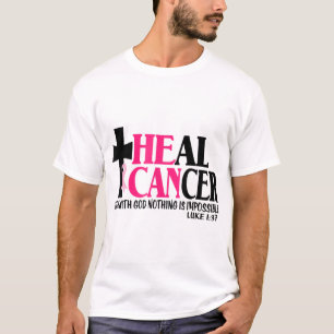 Camiseta Él Puede Curar El Cáncer Jesús Cruza El Ca Cristia