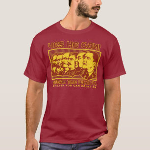 Camiseta ¡Él puede sí! Camarada Obama Spoof