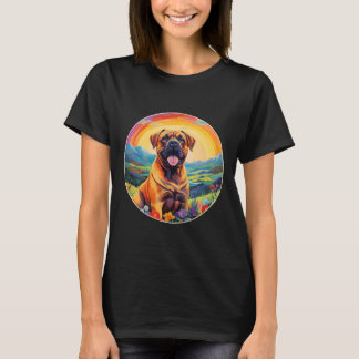Camiseta El puente arcoiris de Boerboel cuece escaramuza su