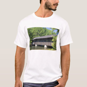 Camiseta El puente cubierto de Stone Mountain en Stone