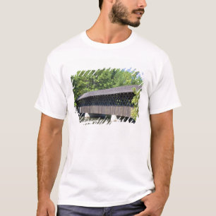 Camiseta El puente cubierto de Stone Mountain en Stone