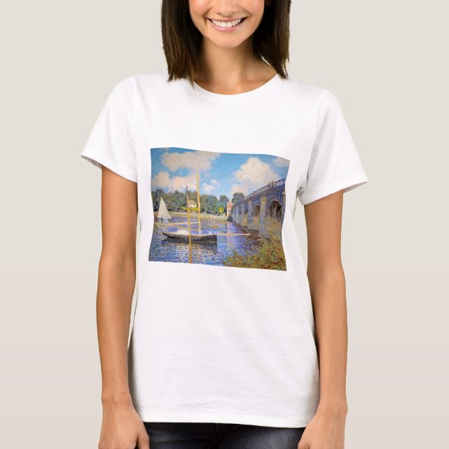 Camiseta El puente de Argenteuil, Monet (Anverso)