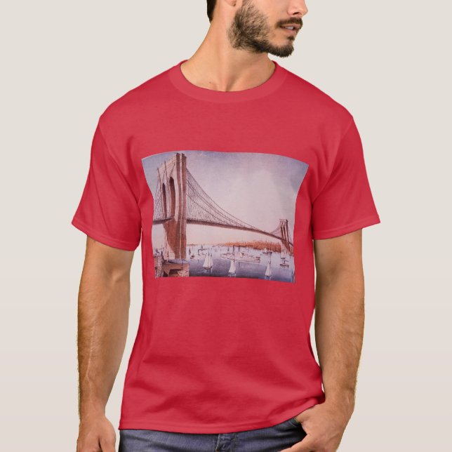 Camiseta El puente de Brooklyn (Anverso)