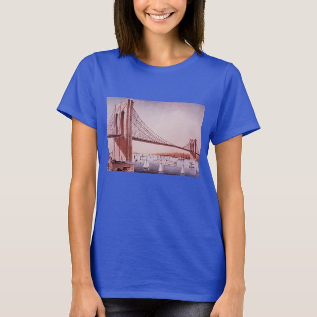 Camiseta El puente de Brooklyn (Anverso)