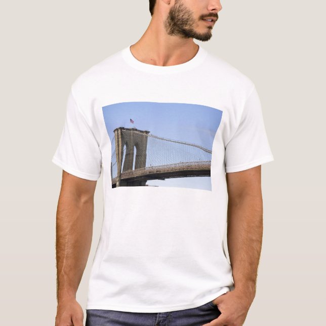 Camiseta El puente de Brooklyn en Nueva York, New 2 (Anverso)