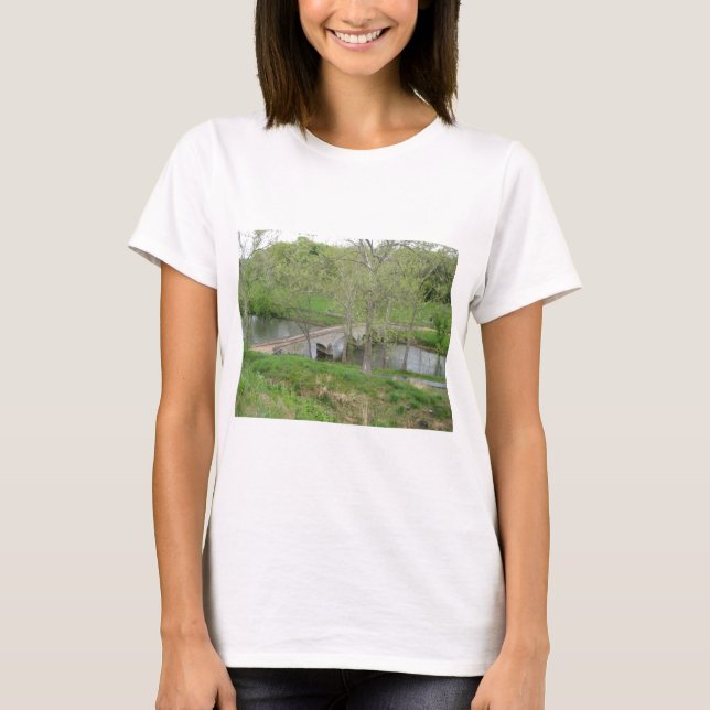 Camiseta El puente de Burnside, Antietam Creek, Sharpsburg, (Anverso)