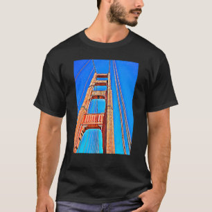 Camiseta El puente Golden Gate cierra el monumento en San F