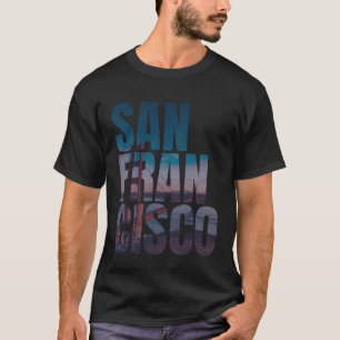 Camiseta El puente Golden Gate de San Francisco en Californ