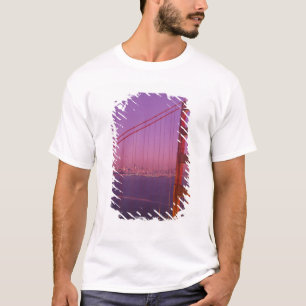 Camiseta El puente Golden Gate poco después de la puesta de