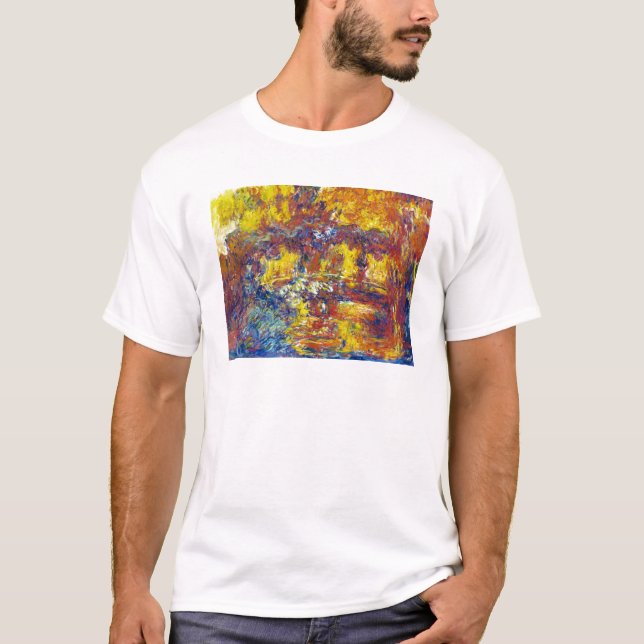 Camiseta El puente japonés Claude Monet (Anverso)