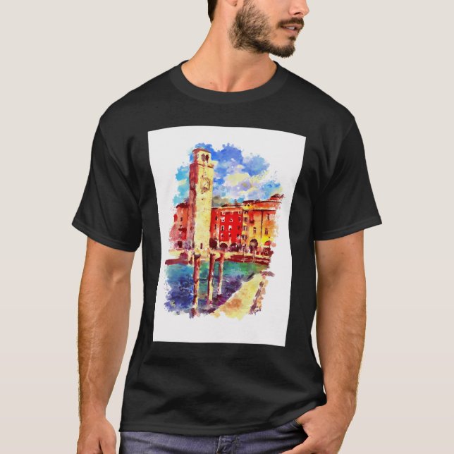 Camiseta El Puerto De Riva Del Garda (Anverso)