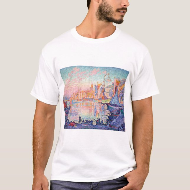 Camiseta El puerto de Saint-Tropez, Signac (Anverso)