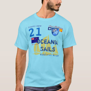 Camiseta El puerto Richman Oceanía navega Nueva Zelanda