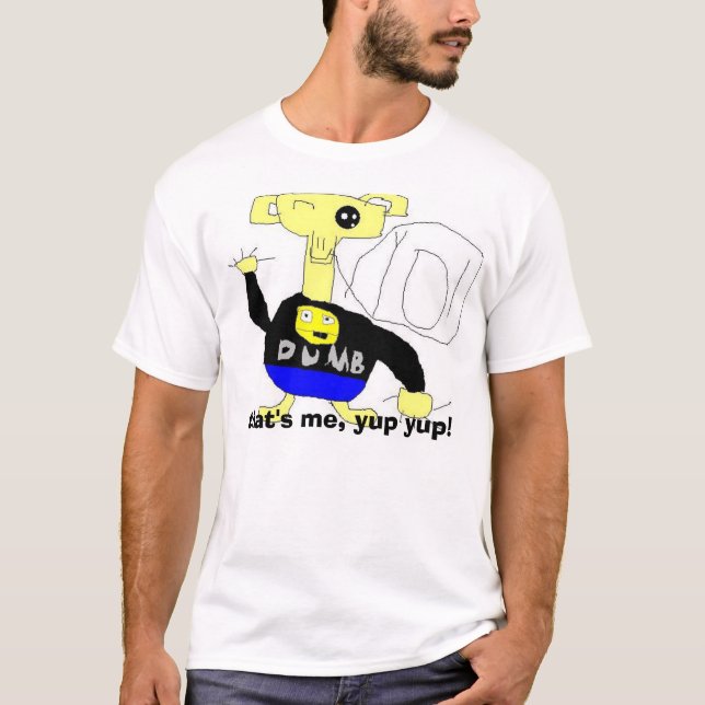 Camiseta ¡el puffazoid, de que es yo, yup del yup! (Anverso)