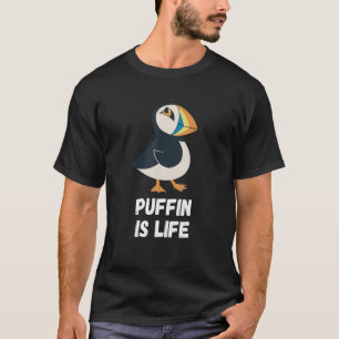 Camiseta El Puffin Es La Vida De Islandia El Animal Bird Se