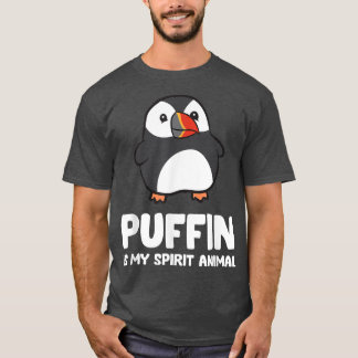 Camiseta El Puffin Es Mi Espíritu De Aves De Mar Animal