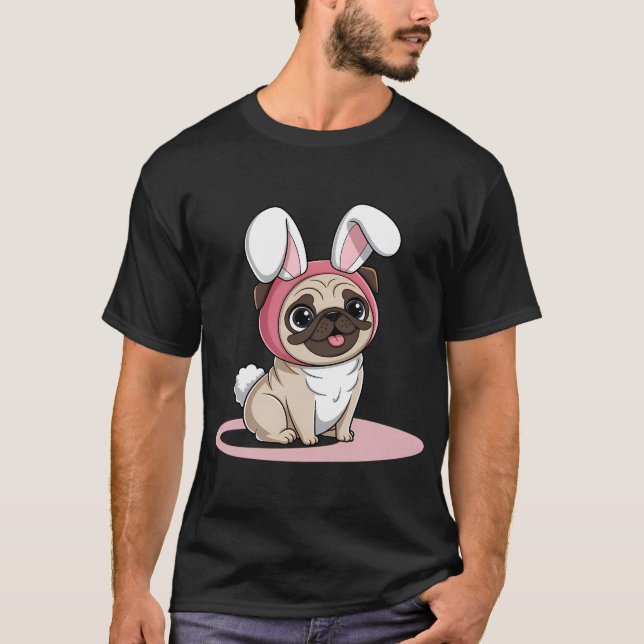 Camiseta El Pug Colorido (Anverso)