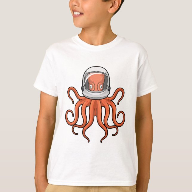 Camiseta El pulpo como astronauta (Anverso)