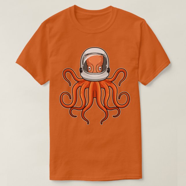 Camiseta El pulpo como astronauta (Diseño del anverso)