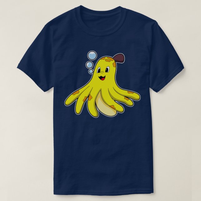 Camiseta El pulpo como banana (Diseño del anverso)