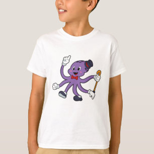 Camiseta El pulpo como mago con Gorra
