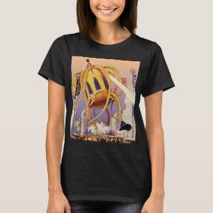 Camiseta El pulpo de la invasión de la guerra de extranjero