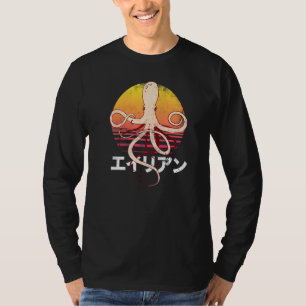 Camiseta El pulpo japonés retro liberó al kraken