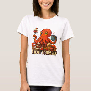 Camiseta El pulpo se indulza en los dulces tragos