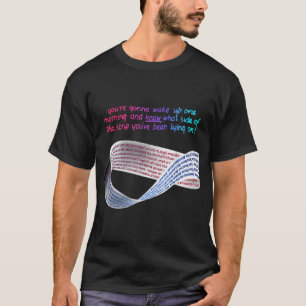 Camiseta El Punk matemático Mobius tira qué lado de la cama