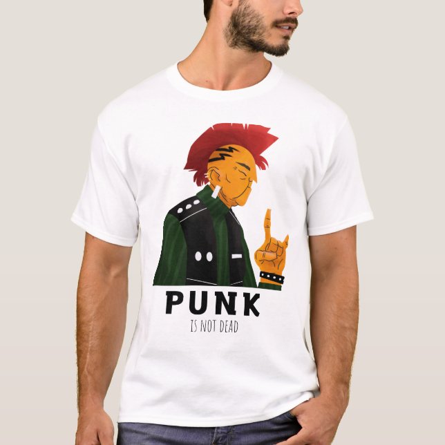 Camiseta El punk no está muerto (Anverso)