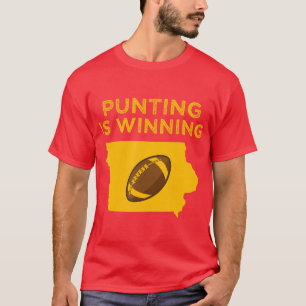 Camiseta el punteo está ganando iowa Yo aplaudo por The Pun