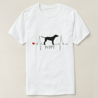 Camiseta El puntero personalizado ama mi corazón de perro