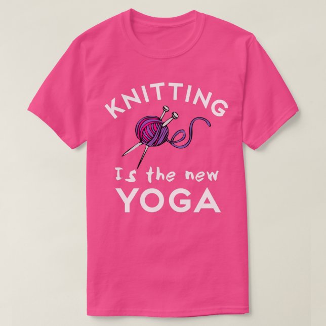 Camiseta El Punto Es La Nueva Cita De Tejido Graciosa De Yo (Diseño del anverso)