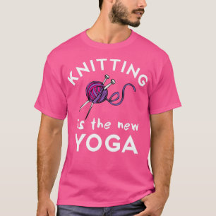 Camiseta El Punto Es La Nueva Cita De Tejido Graciosa De Yo