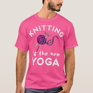 Camiseta El Punto Es La Nueva Cita De Tejido Graciosa De Yo