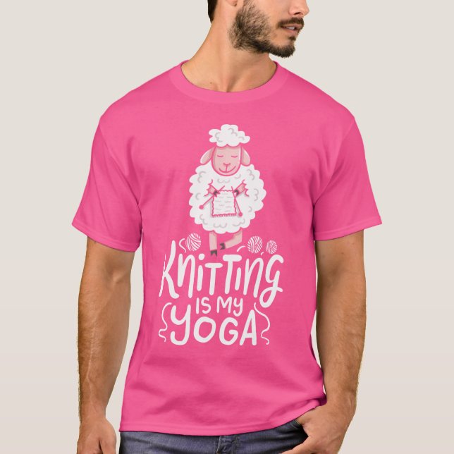 Camiseta El Punto Es Mi Oveja De Lana Cuta De Yoga, Que Es  (Anverso)