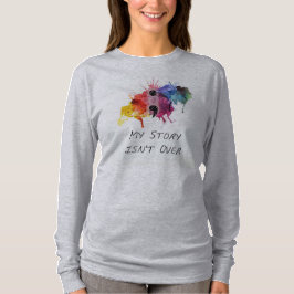 Camiseta El punto y coma mi historia no ha terminado