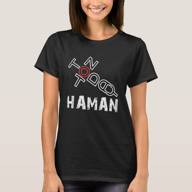 Camiseta El Purim No Es Hoy El Trato De Haman (Anverso)