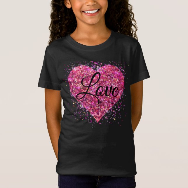 Camiseta El purpurina que despierta el amor hacia el corazó (Anverso)