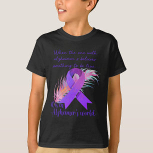 Camiseta El que cree Alzheimer es en Alzheim