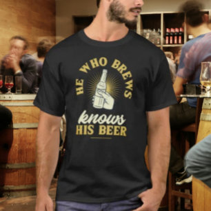 Camiseta El que produce conoce a su cerveza