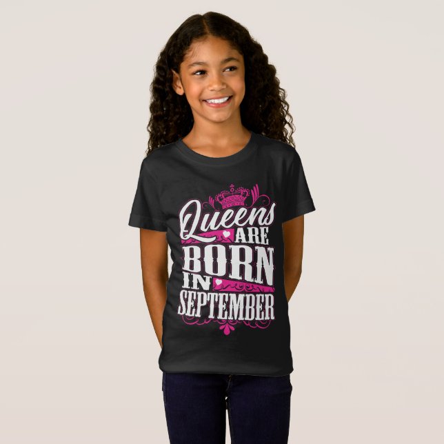 Camiseta El Queens nace en septiembre (Anverso completo)