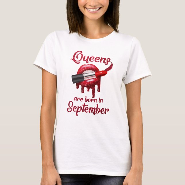 Camiseta El Queens nace en septiembre (Anverso)