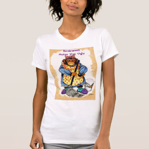 Camiseta El quehacer doméstico le hace feo