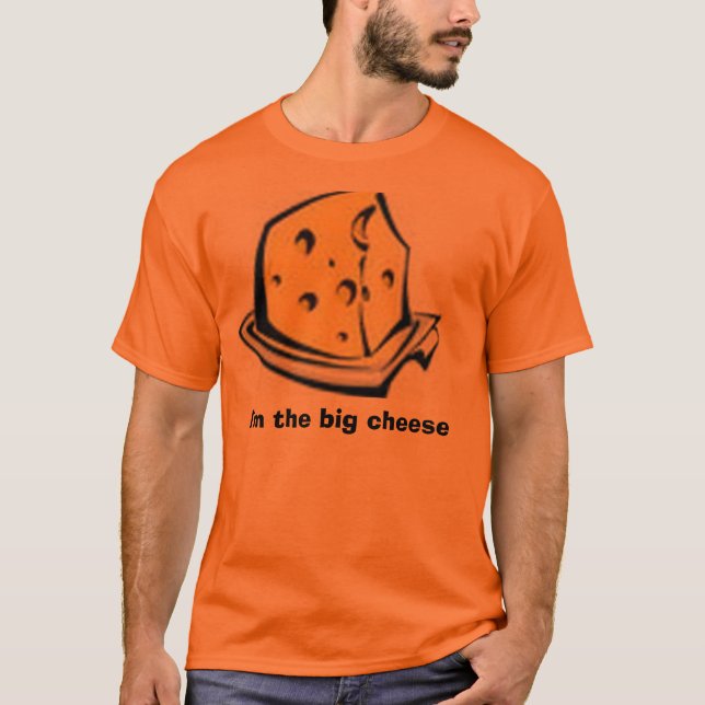 Camiseta El queso 1#, soy el queso grande (Anverso)