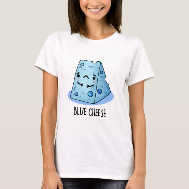 Camiseta El queso azul es gracioso, Sad Pun (Anverso)