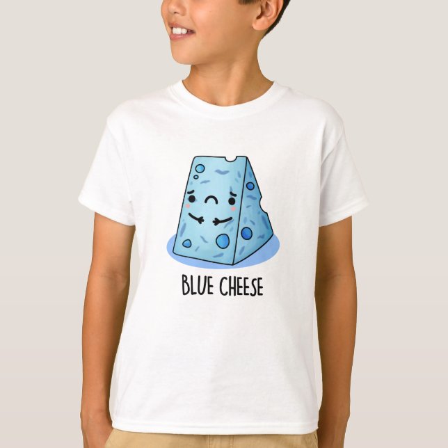 Camiseta El queso azul es gracioso, Sad Pun (Anverso)