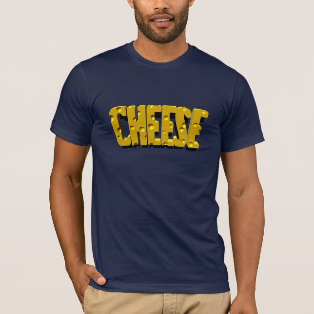 Camiseta el queso es bueno (Anverso)